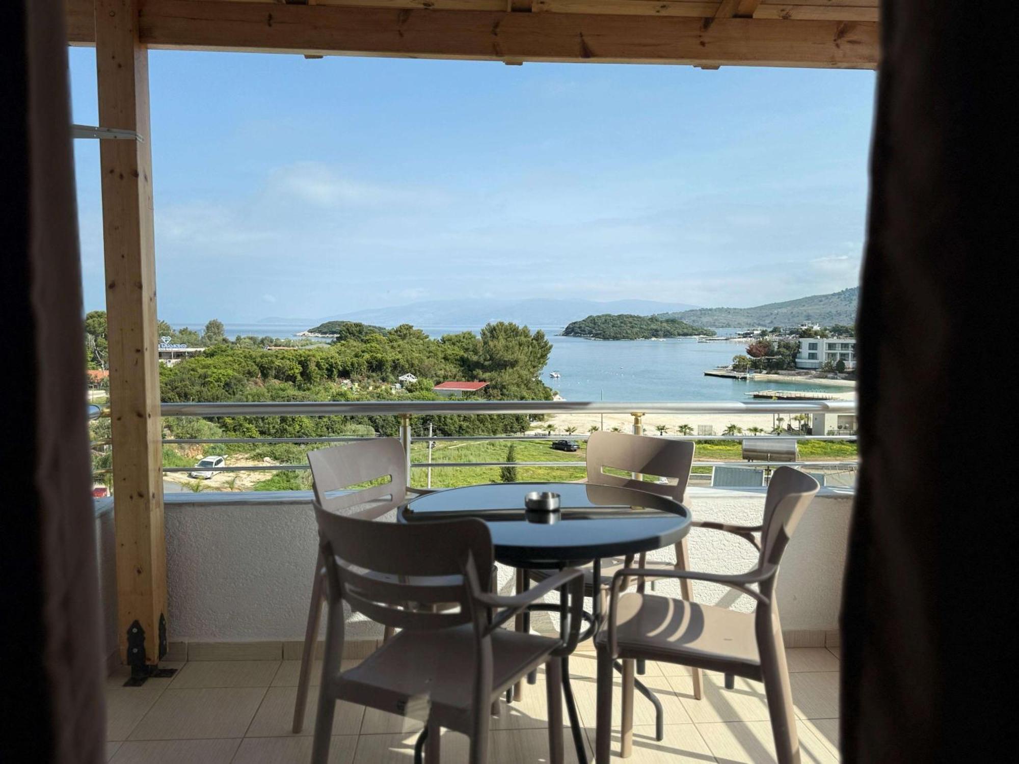 Vila Bilali Apartment Ksamil Bagian luar foto