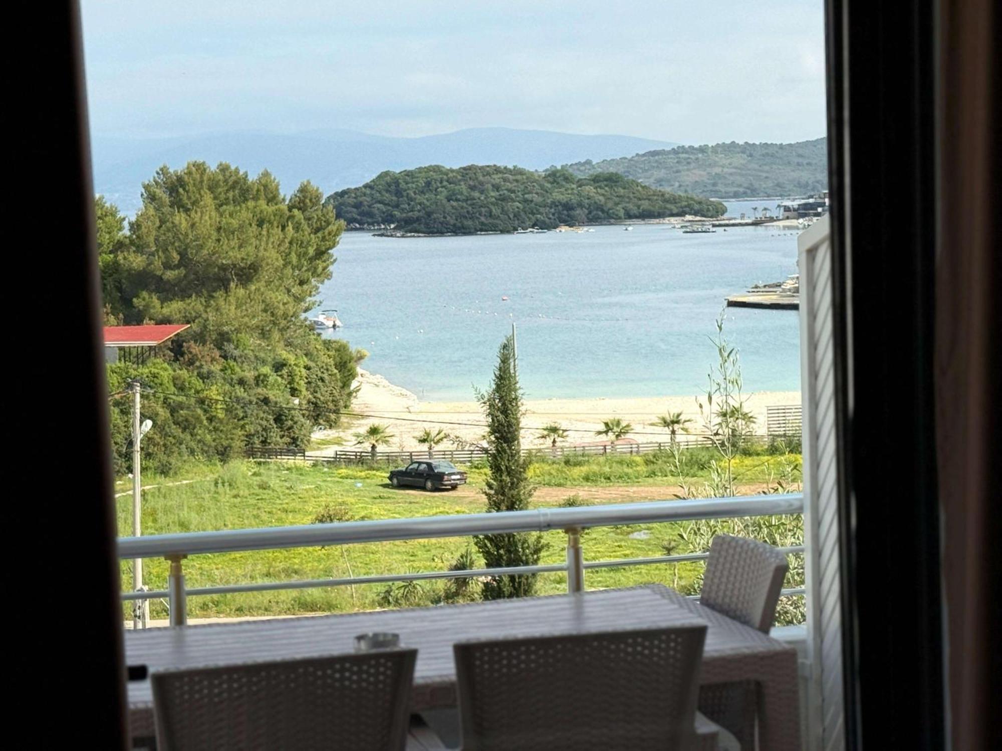 Vila Bilali Apartment Ksamil Bagian luar foto